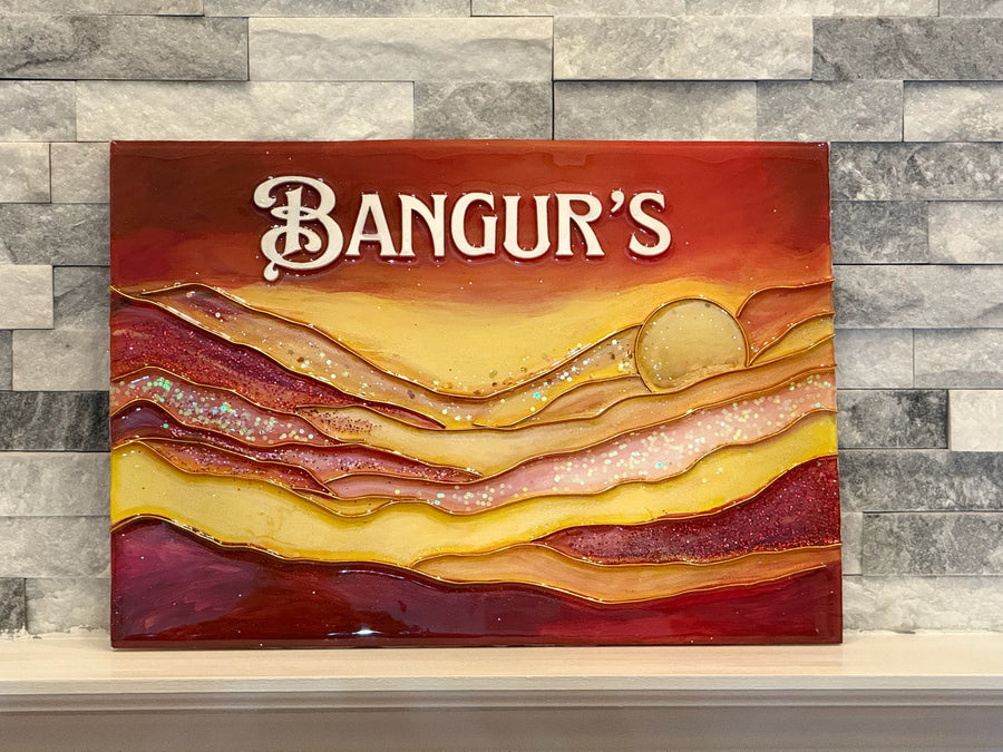 Custom Resin Name Plate