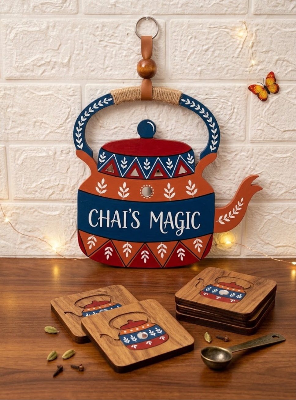 Chai kitchen wall hanging set