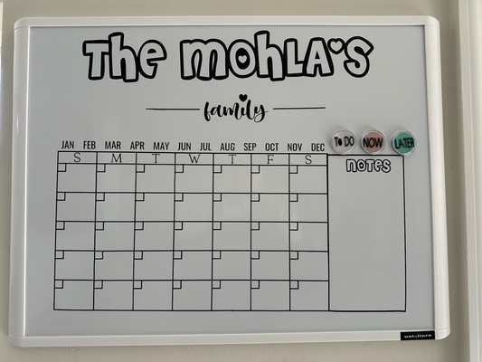 Engraved Whiteboard