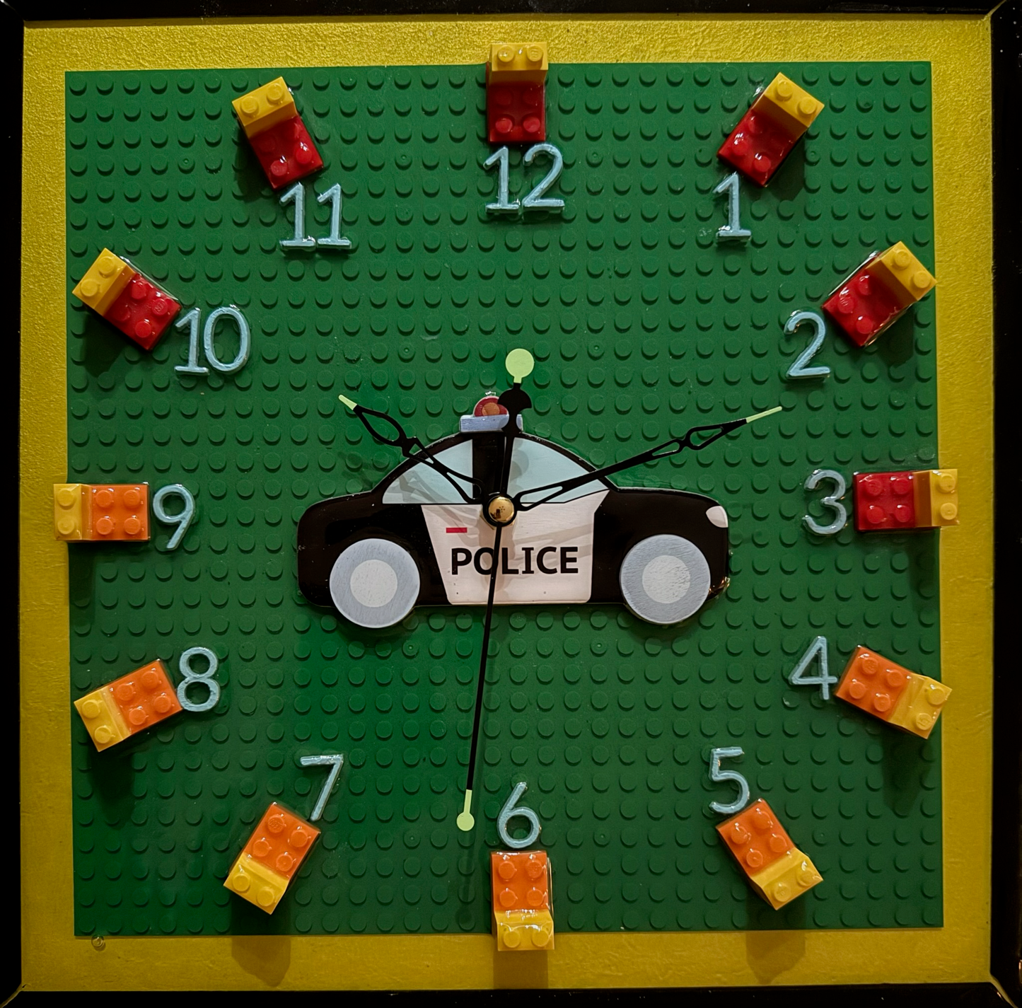 Resin Clock - Lego