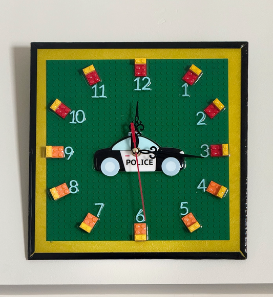 Resin Clock - Lego